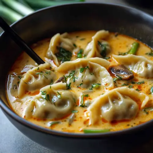 Coconut Curry Soup with Dumplings