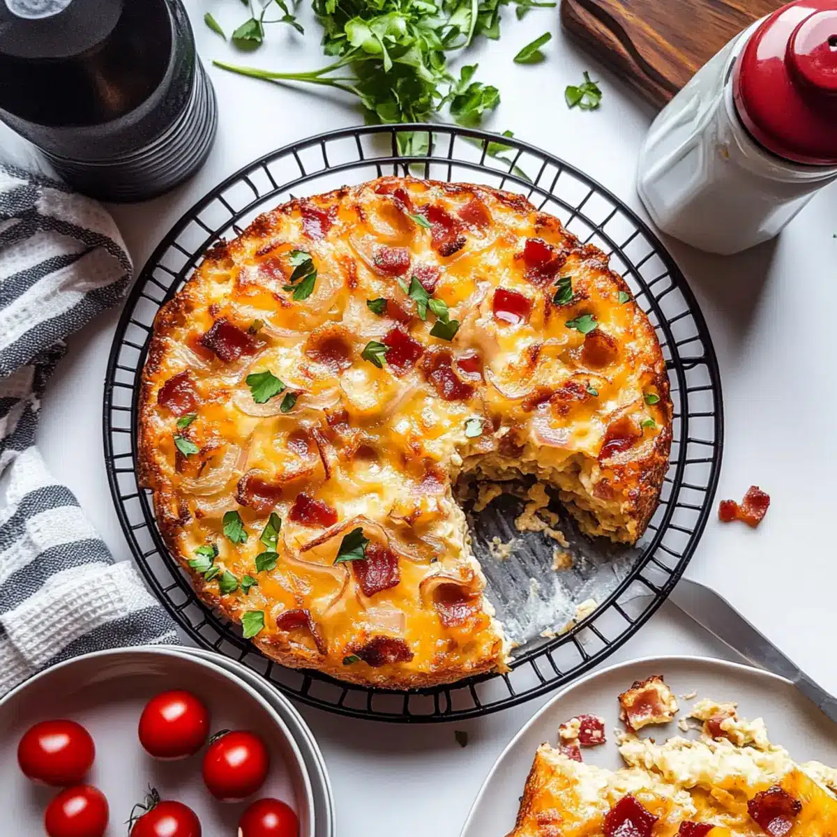 Savoury Baked French Toast