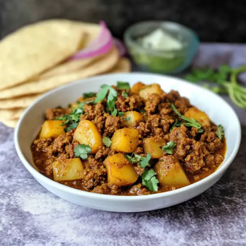 Ground Beef And Potato Curry