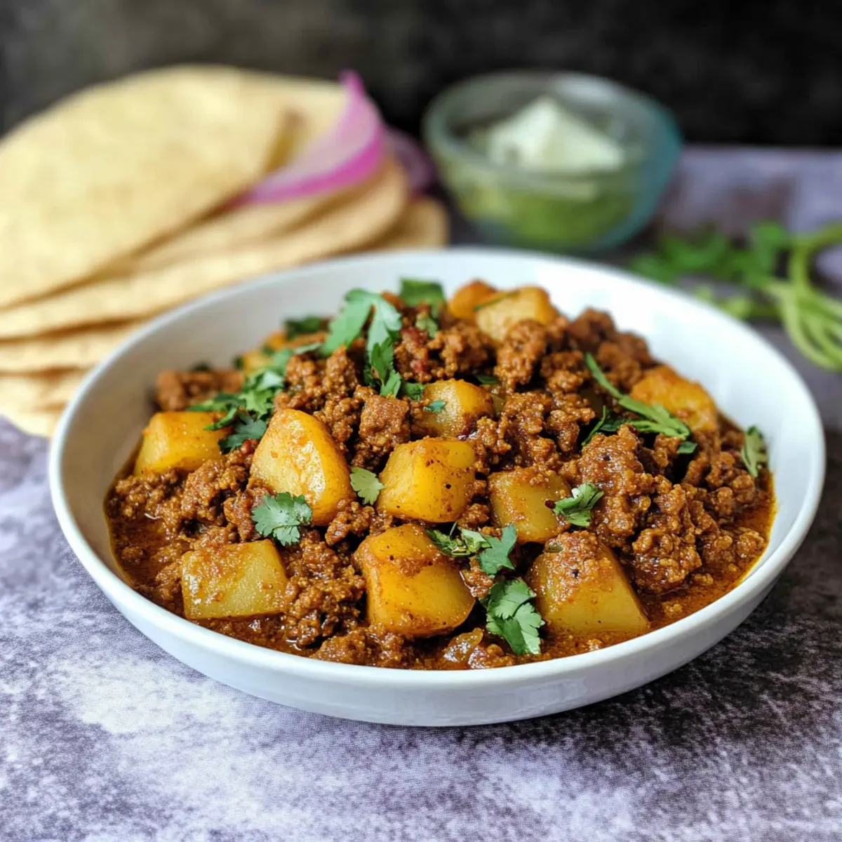 Ground Beef And Potato Curry
