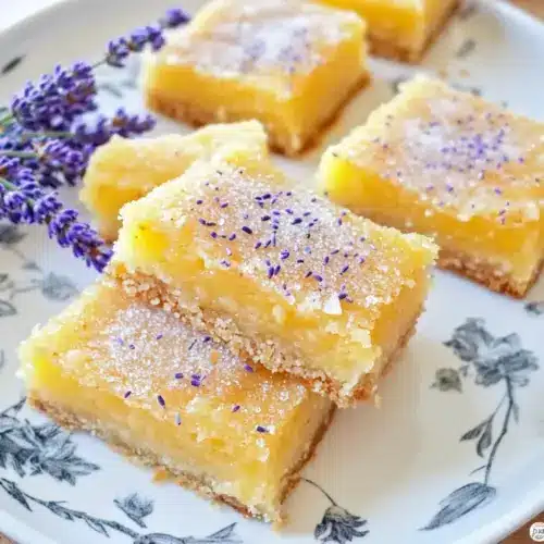 Lavender Lemon Bars