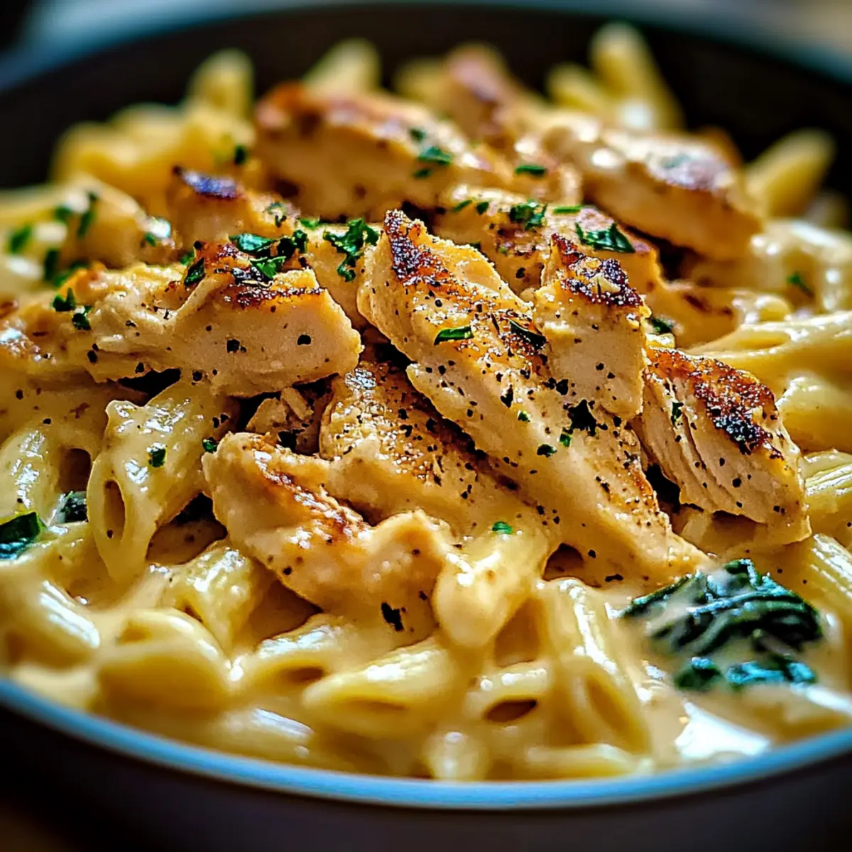 Creamy Rotisserie Chicken Pasta
