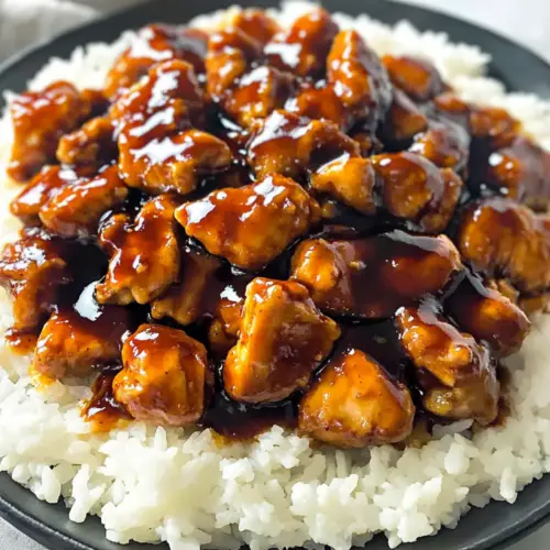 Easy Bourbon Chicken