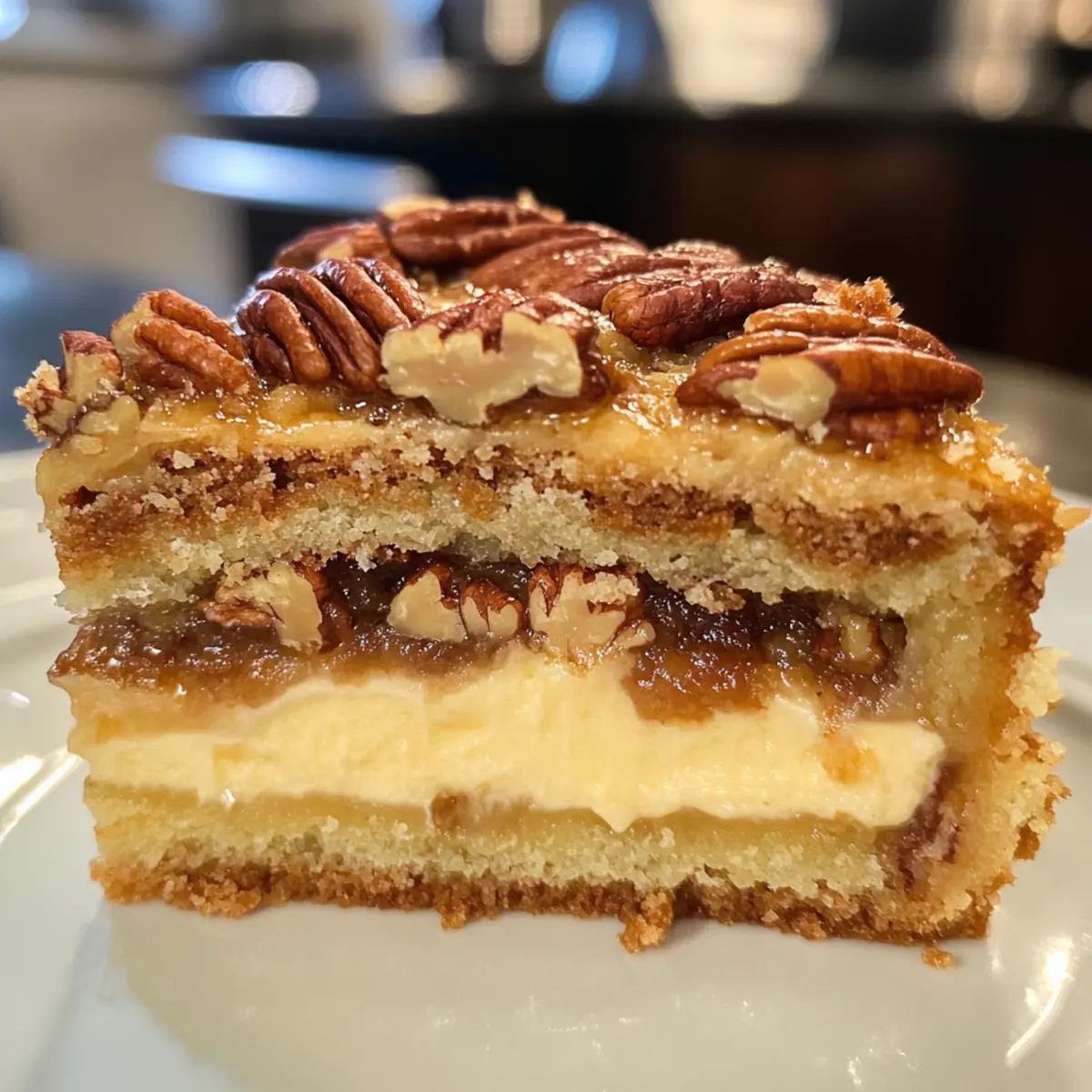 Gooey Butter Pecan Cake