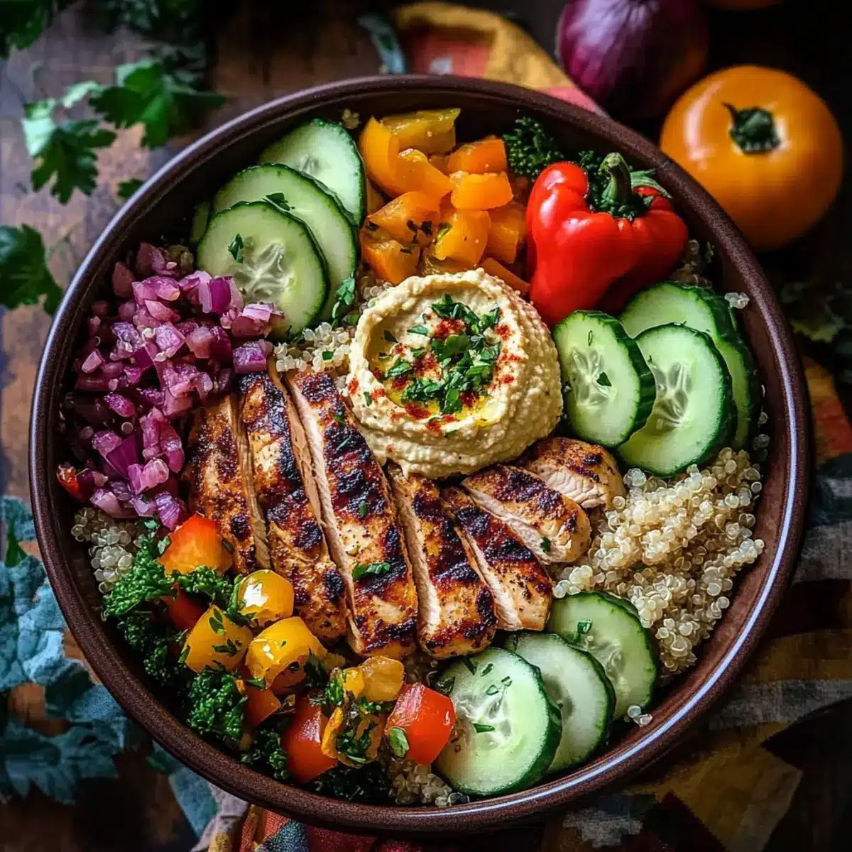 Mediterranean Chicken Bowls
