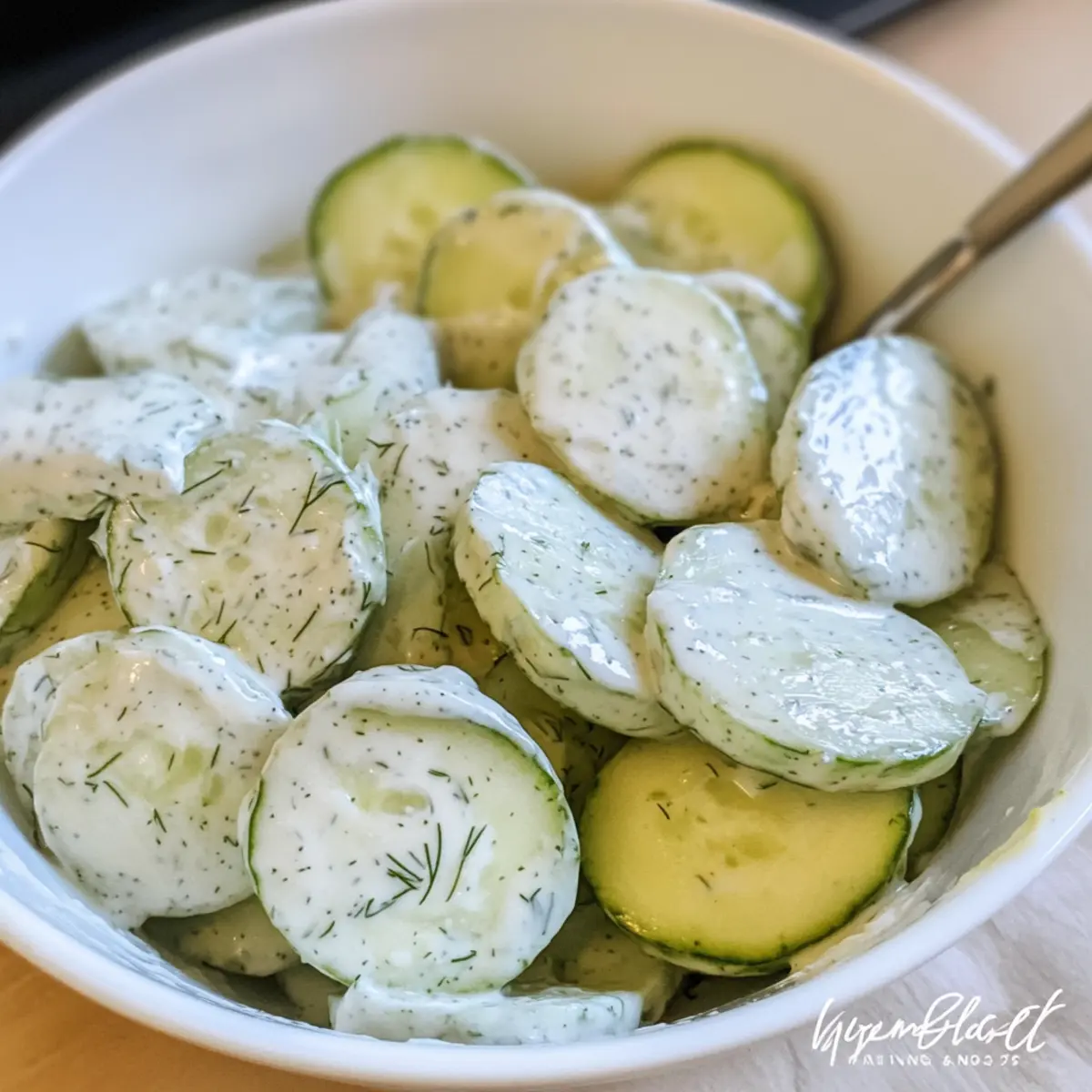 Creamy Cucumber Salad