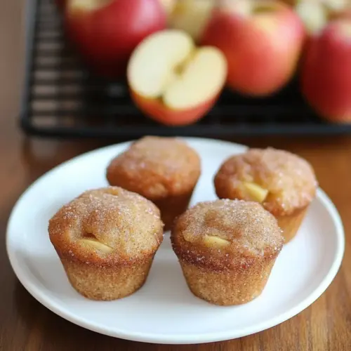 Mini Gluten-Free Vegan Apple Muffins