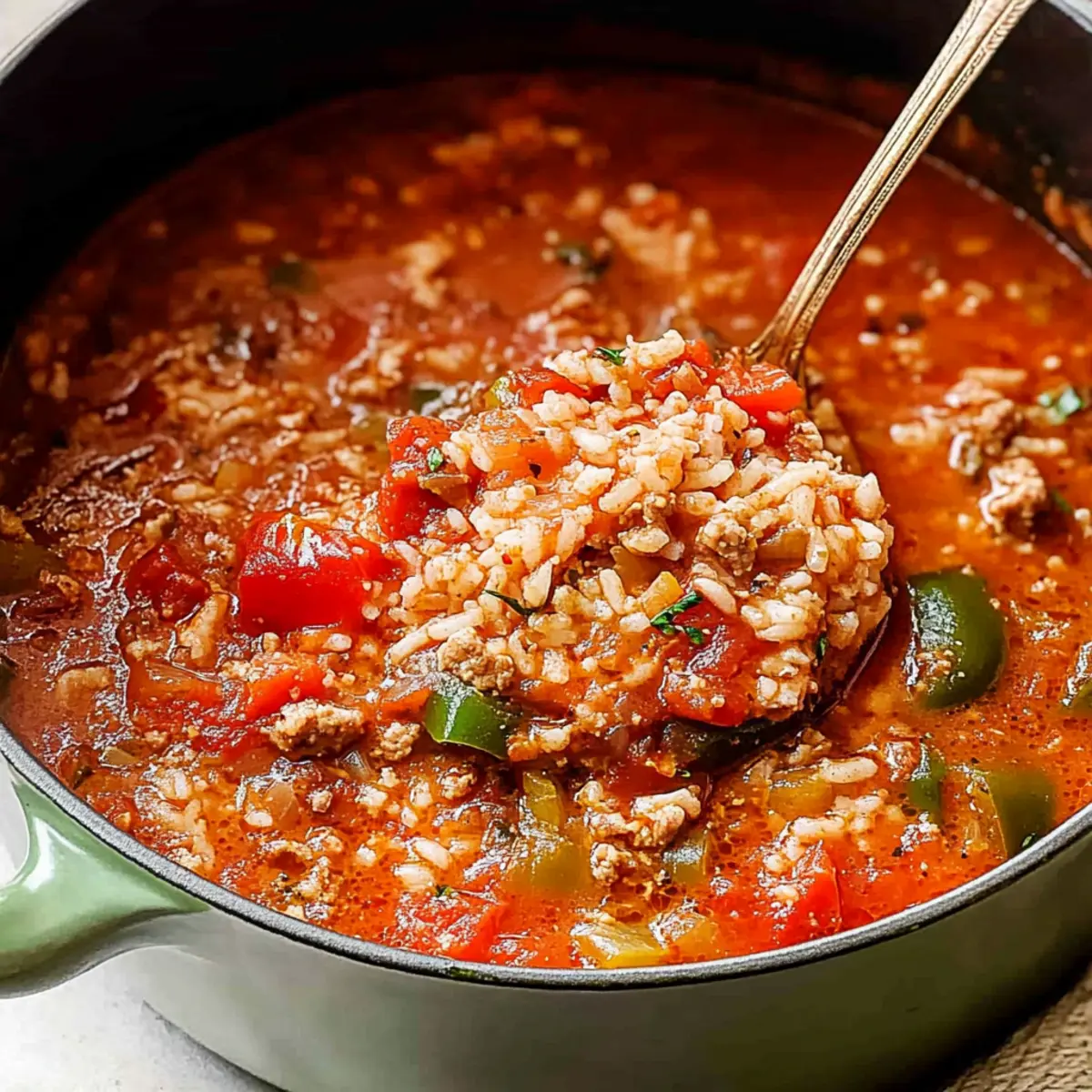 Easy Recipe for Stuffed Pepper Soup