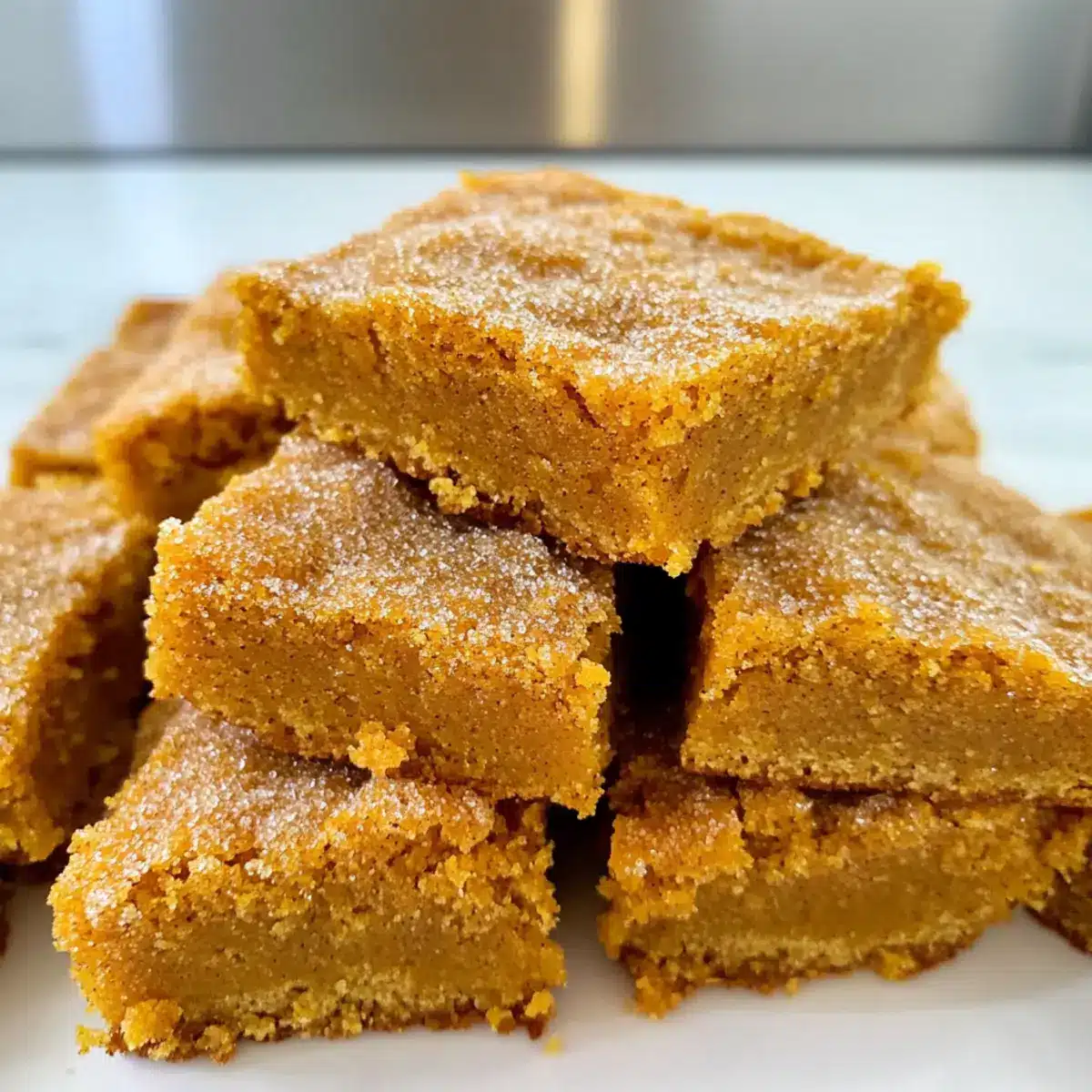 Sugar Cookie Vegan Pumpkin Bars