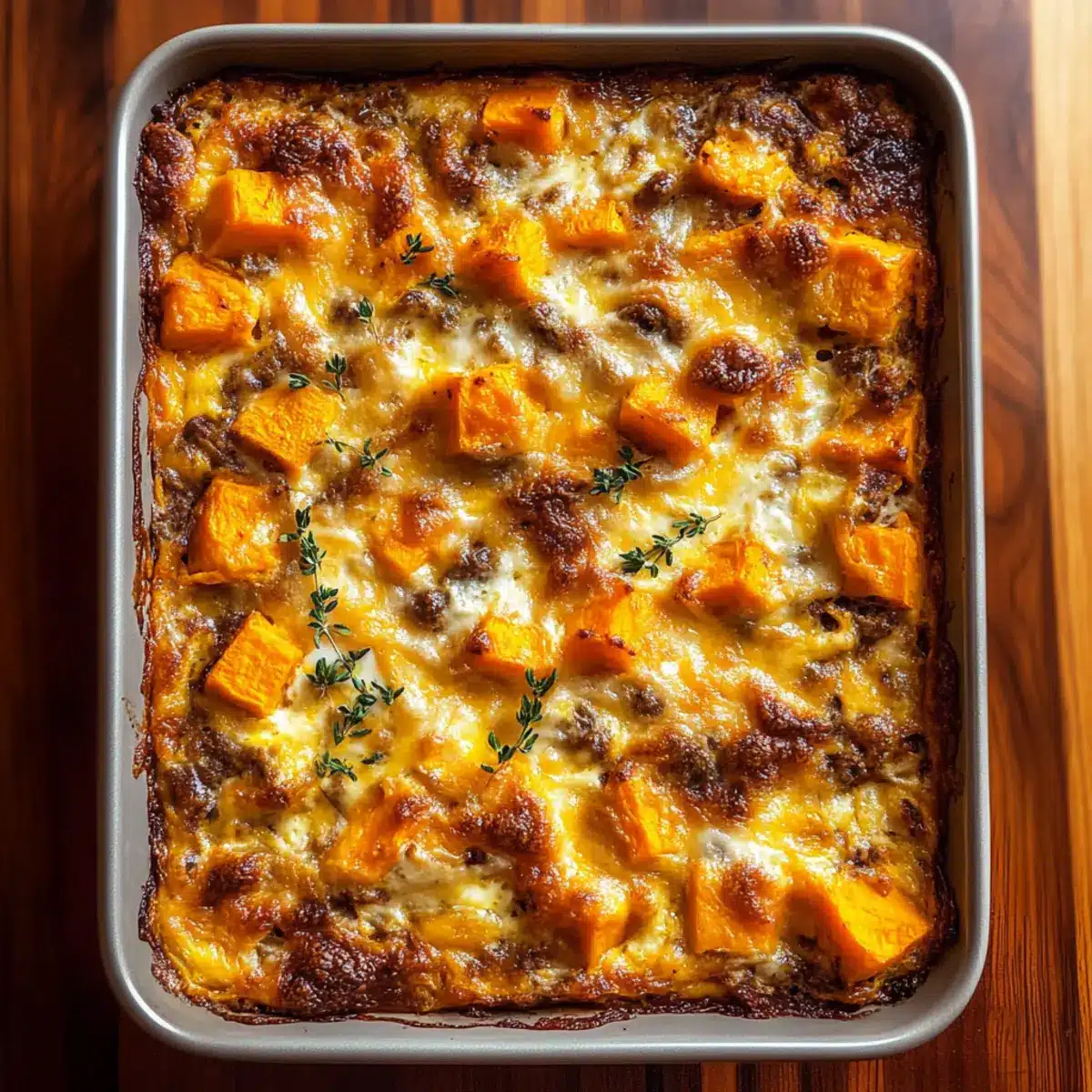 Easy Sweet Potato Egg Casserole