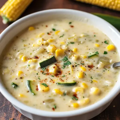 Summer Corn and Zucchini Chowder