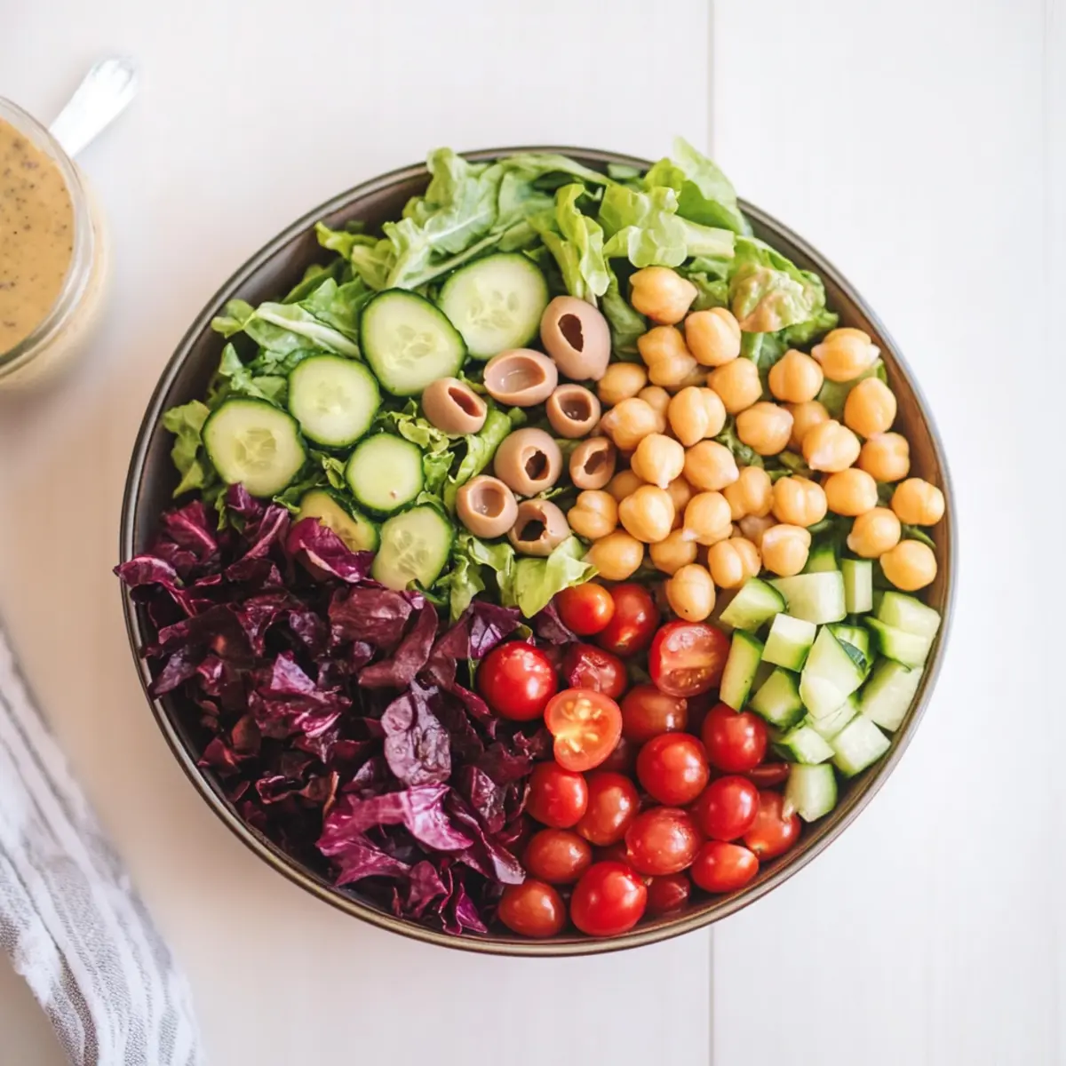 Vibrant Vegan Chopped Italian Salad