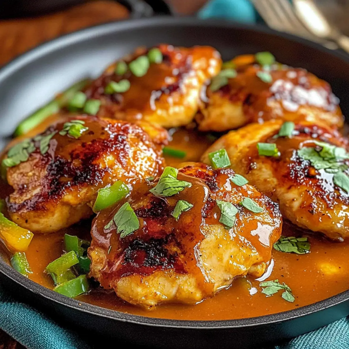 Spicy Sweet Chicken Diablo