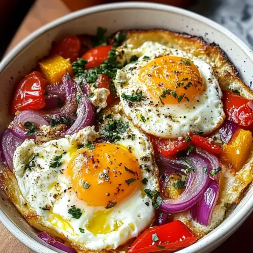 Baked Feta Eggs