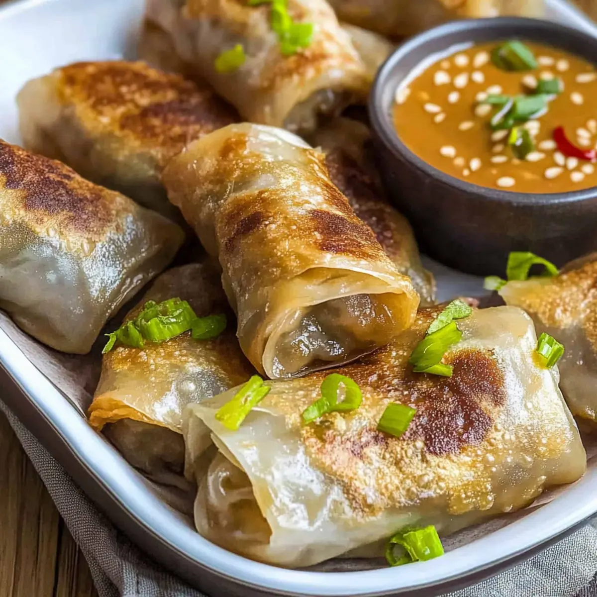 Crispy Rice Paper Dumplings