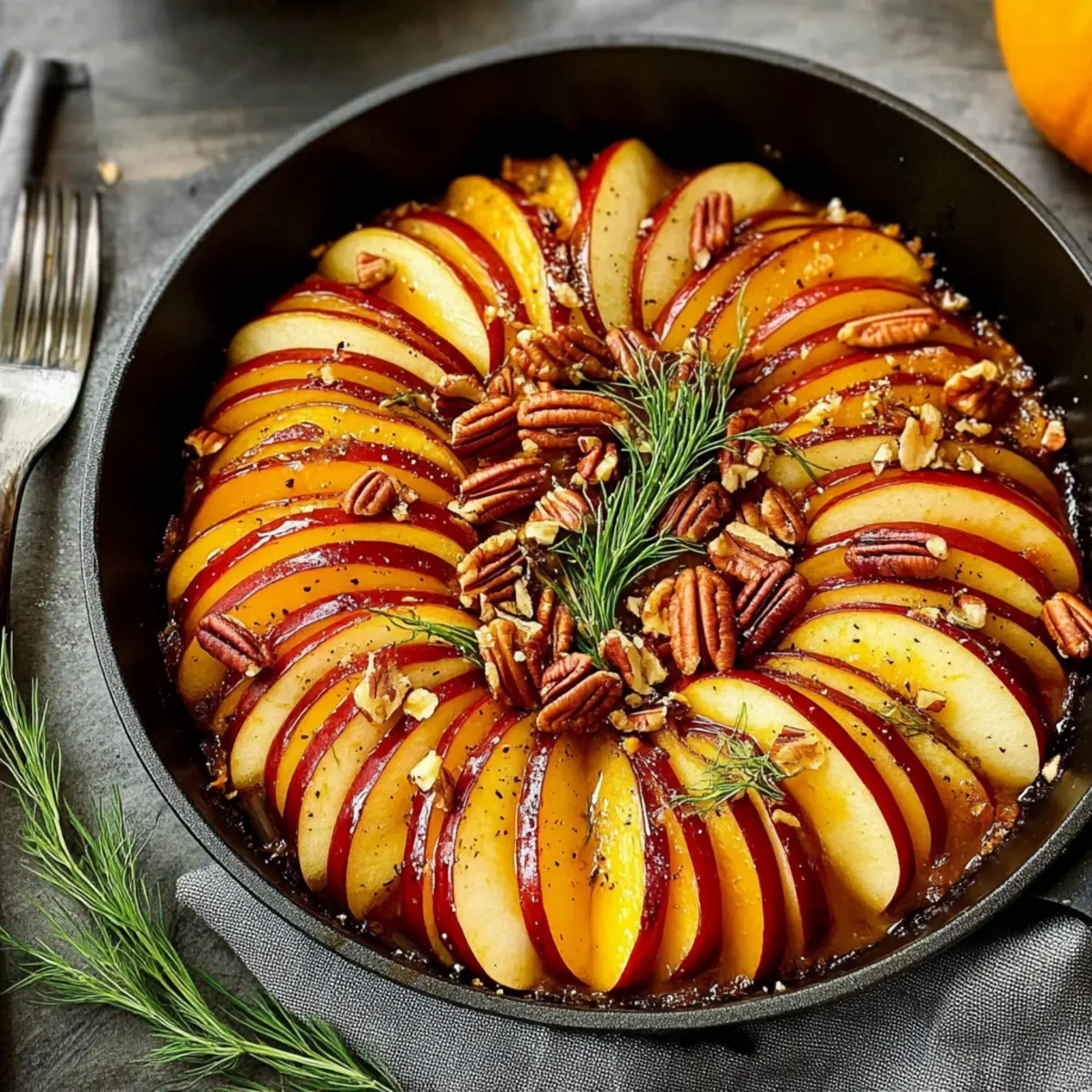 Butternut Squash and Apple Tian with Fennel and Orange