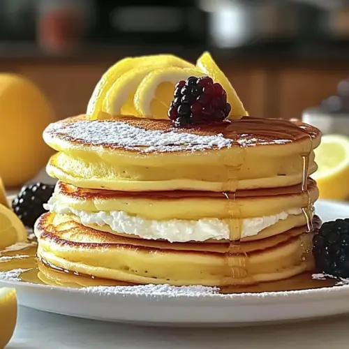 Lemon Ricotta Pancakes : Light, Fluffy, and Perfect