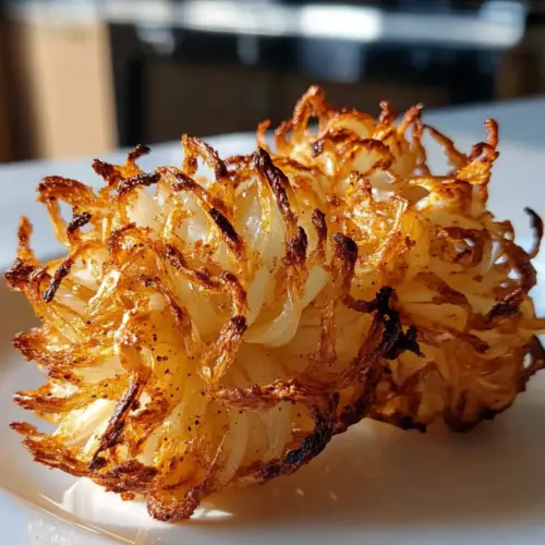 Healthy Mini Air Fryer Blooming Onions