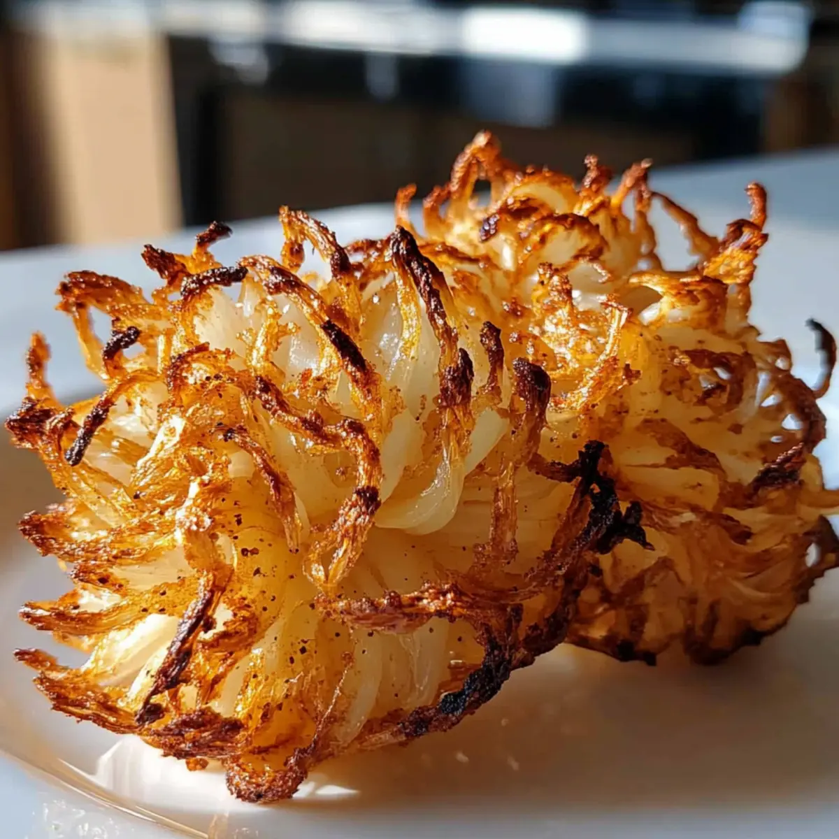 Healthy Mini Air Fryer Blooming Onions