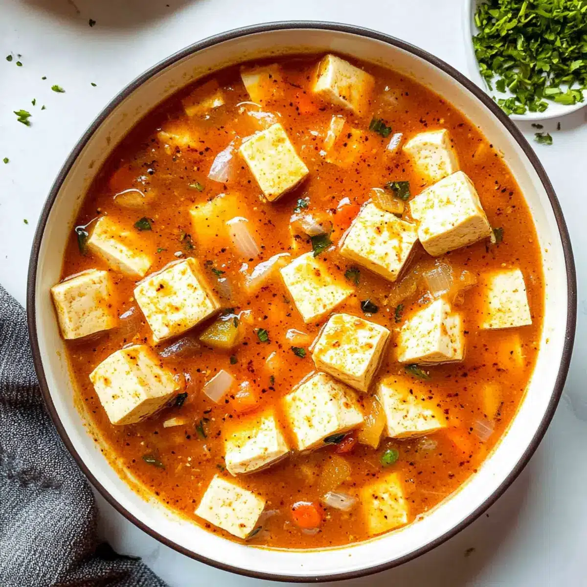 Quick Spicy Silken Tofu Recipe
