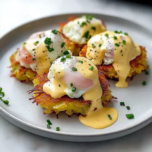 Easy Latke Eggs Benedict