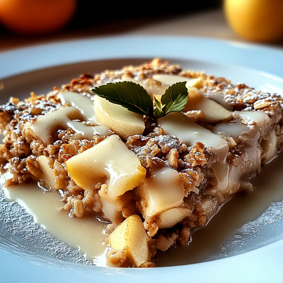 Oatmeal Apple Breakfast Bake