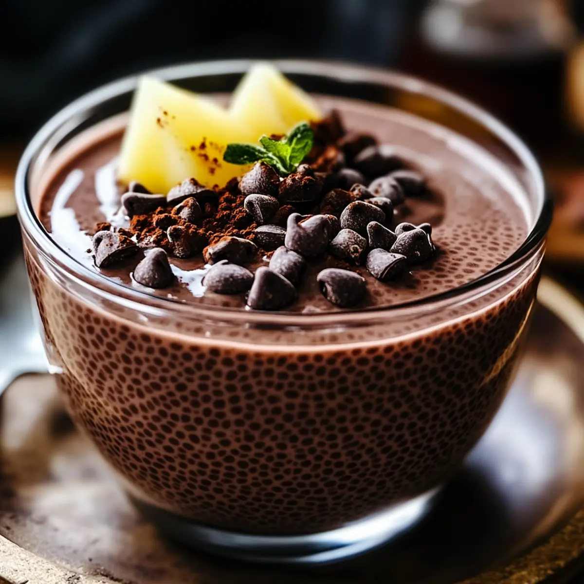 Creamy Chocolate Chia Pudding
