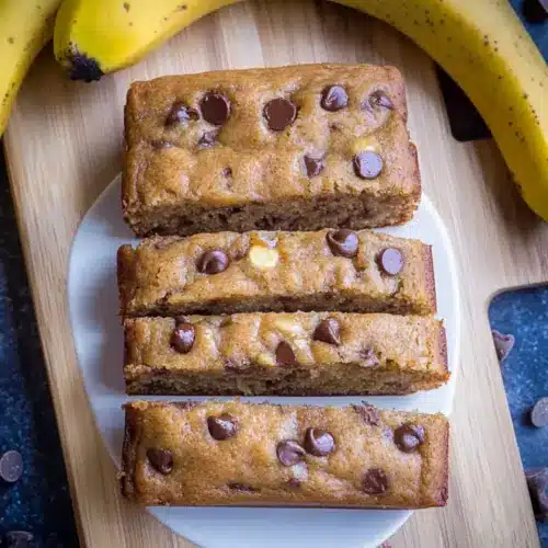 Chocolate Chip Banana Bread Bars