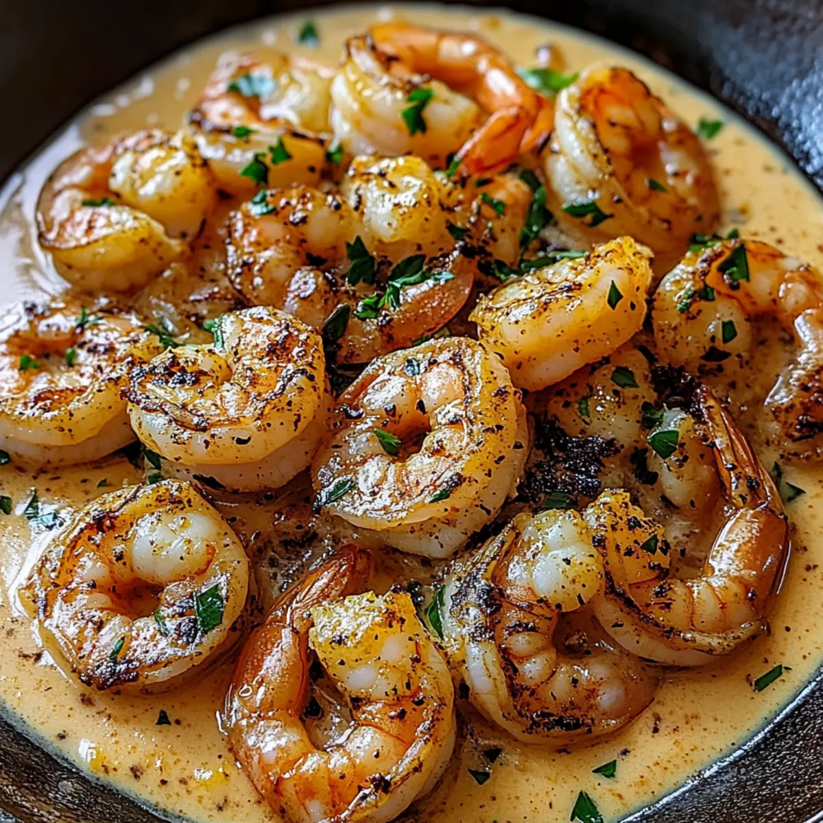 Indulgent Creamy Cajun Garlic Shrimp