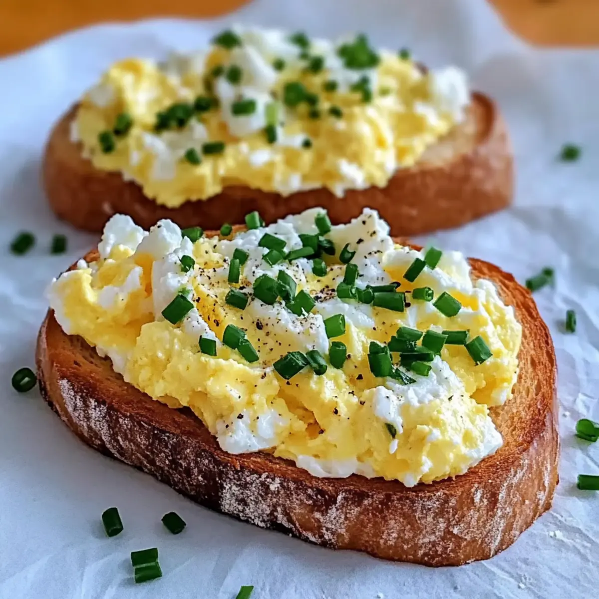 Egg and Ricotta Toast