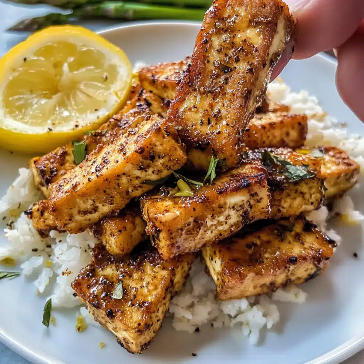 Lemon Pepper Tofu