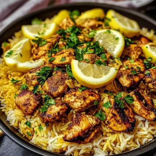 One Pot Shawarma Chicken And Rice