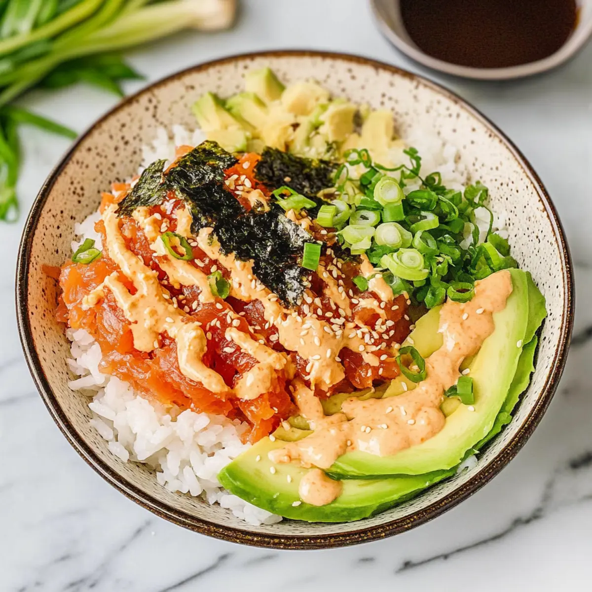 Canned Tuna Sushi Bowl