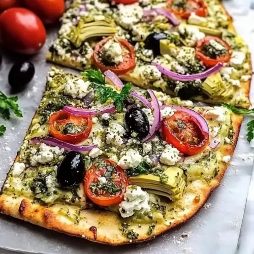 Greek Flatbread Pizza