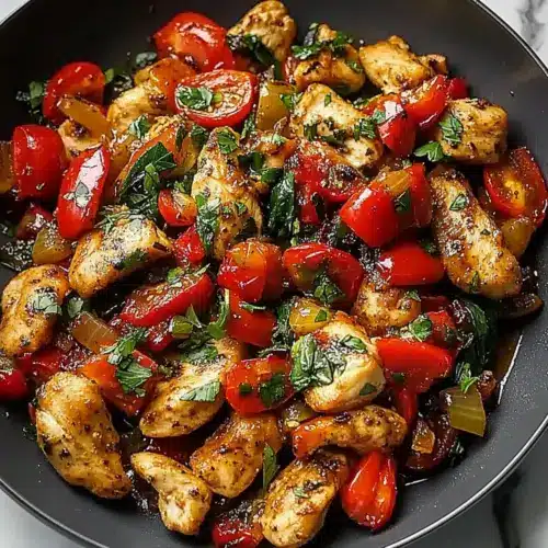 Mediterranean Chicken Stir Fry
