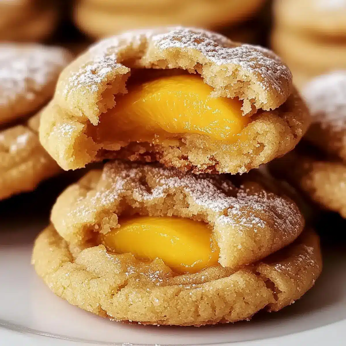 Peach Cobbler Cookies