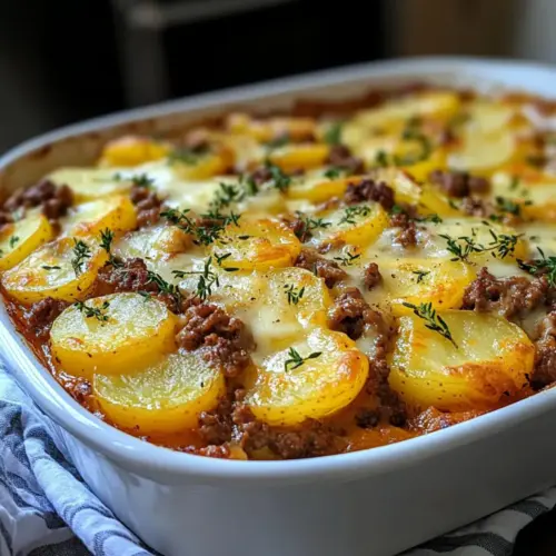 Hamburger Potato Casserole Recipe