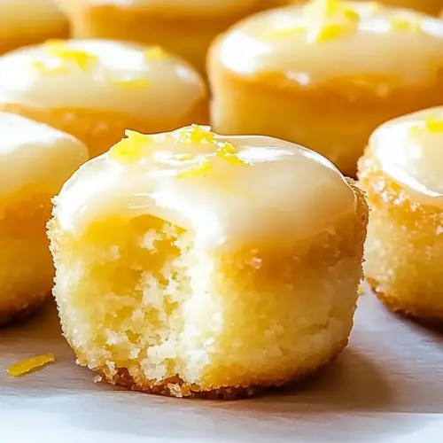 Mini Lemon Drop Cakes