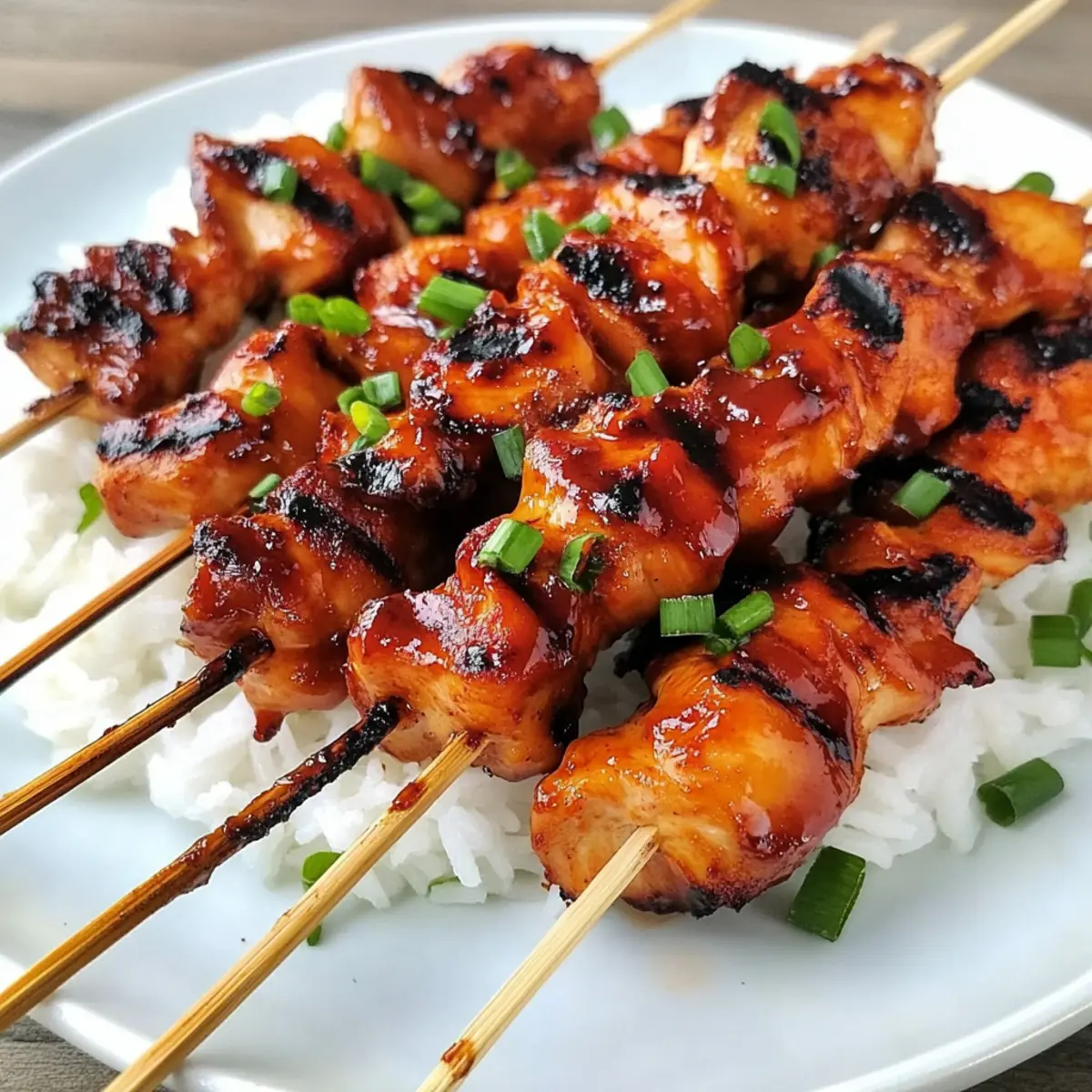 Korean Chicken Skewers