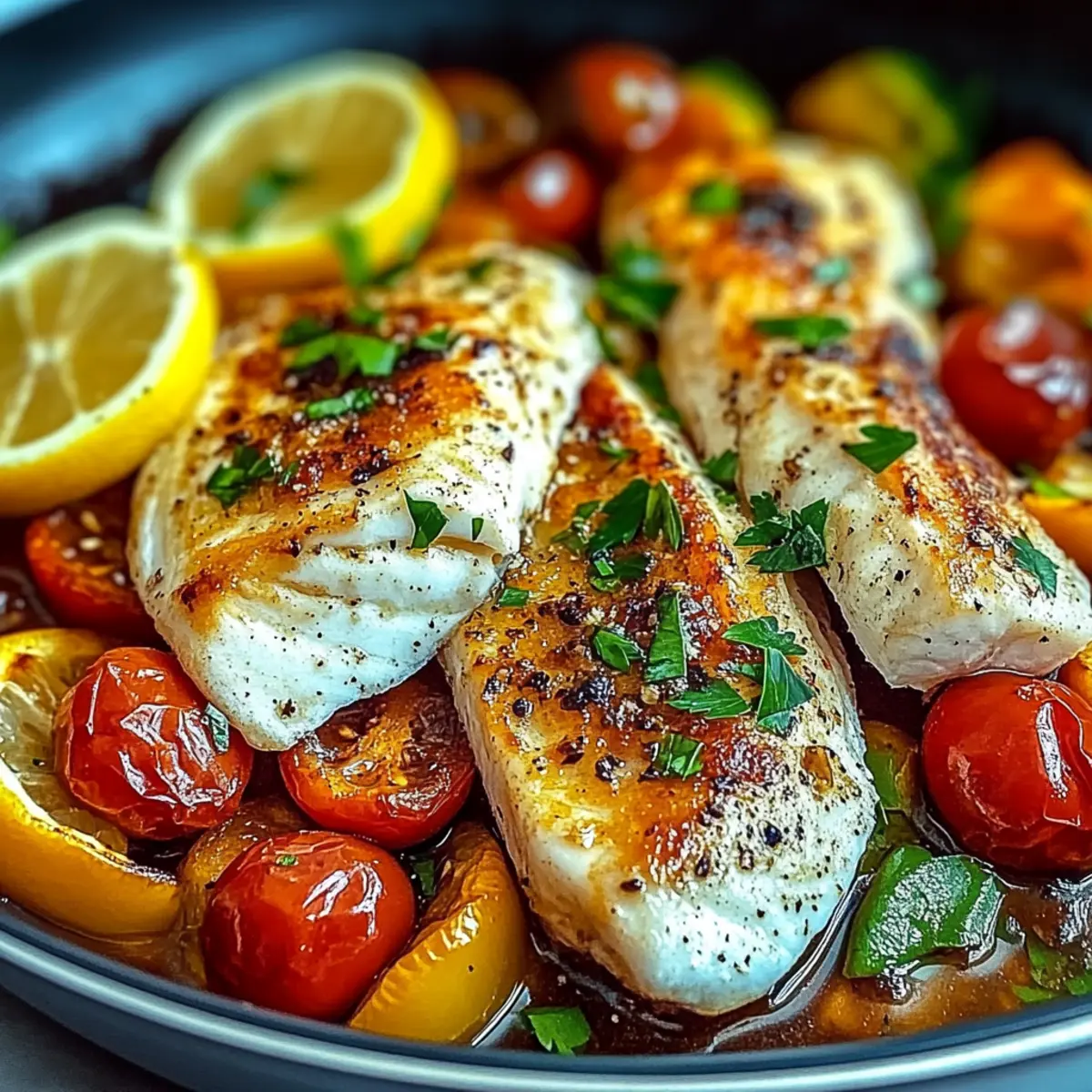 Mediterranean Baked Fish