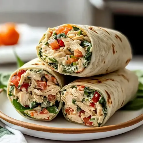 Homemade Chicken Salad Wrap