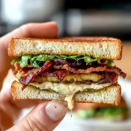 Crunchy Fried Green Tomato BLT Sandwich