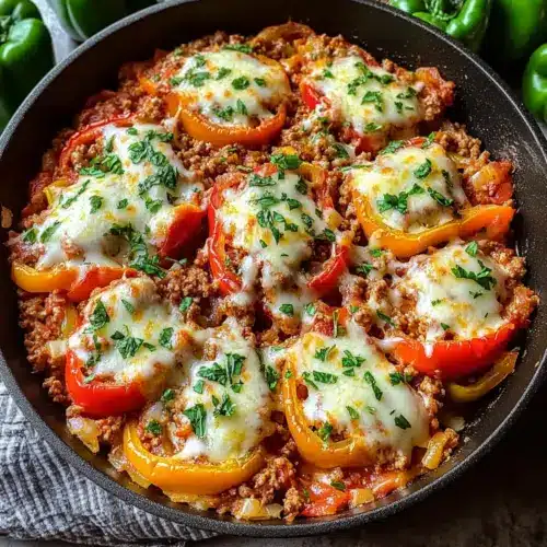 Unstuffed Pepper Skillet