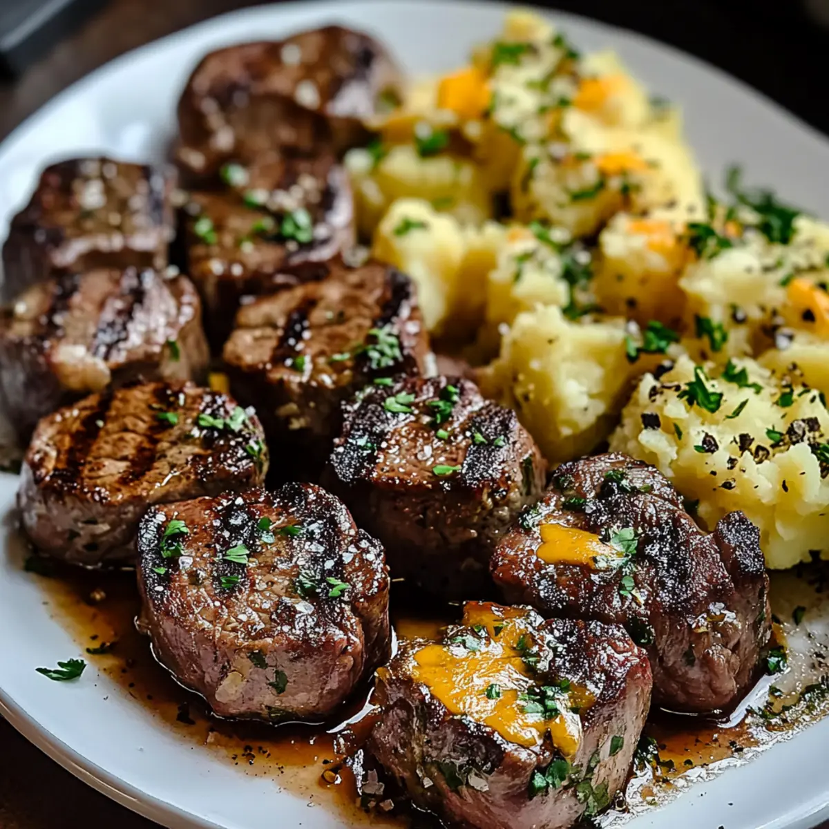 Garlic Butter Steak Bites