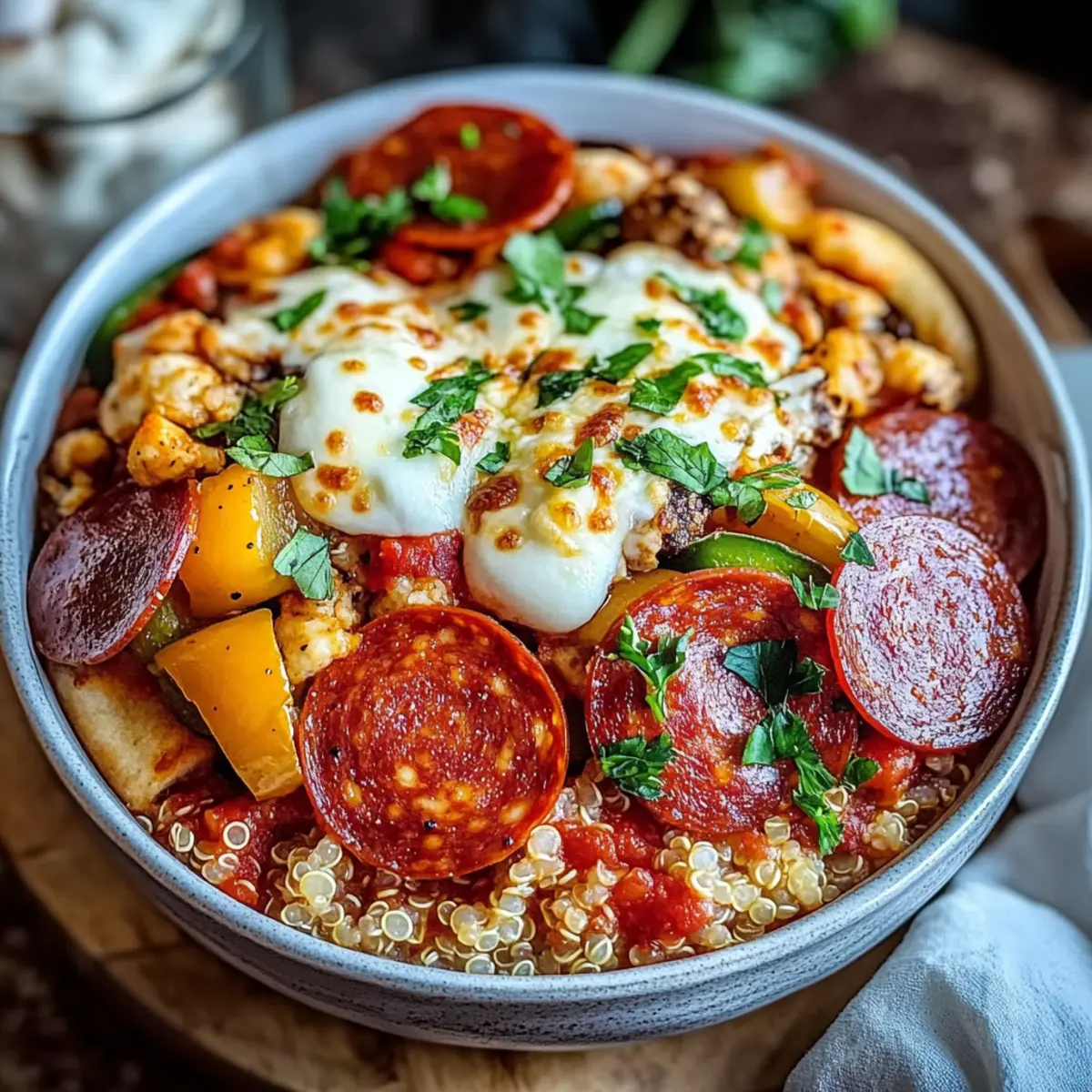 Pizza Protein Bowl
