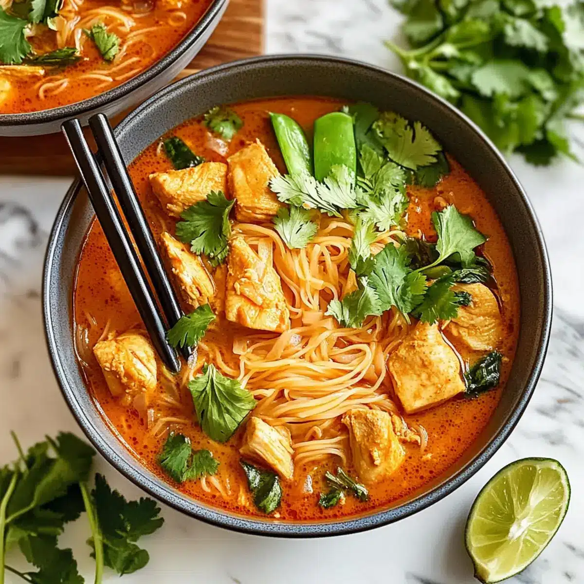 Thai Red Curry Noodle Soup