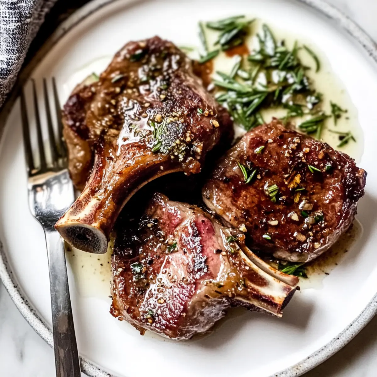 Pan Seared Lamb Chops