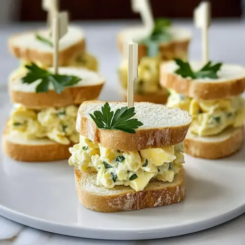 Egg Salad Tea Sandwiches