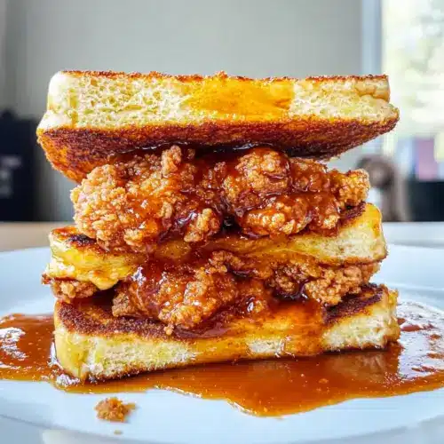 French Toast Fried Chicken Sandwich
