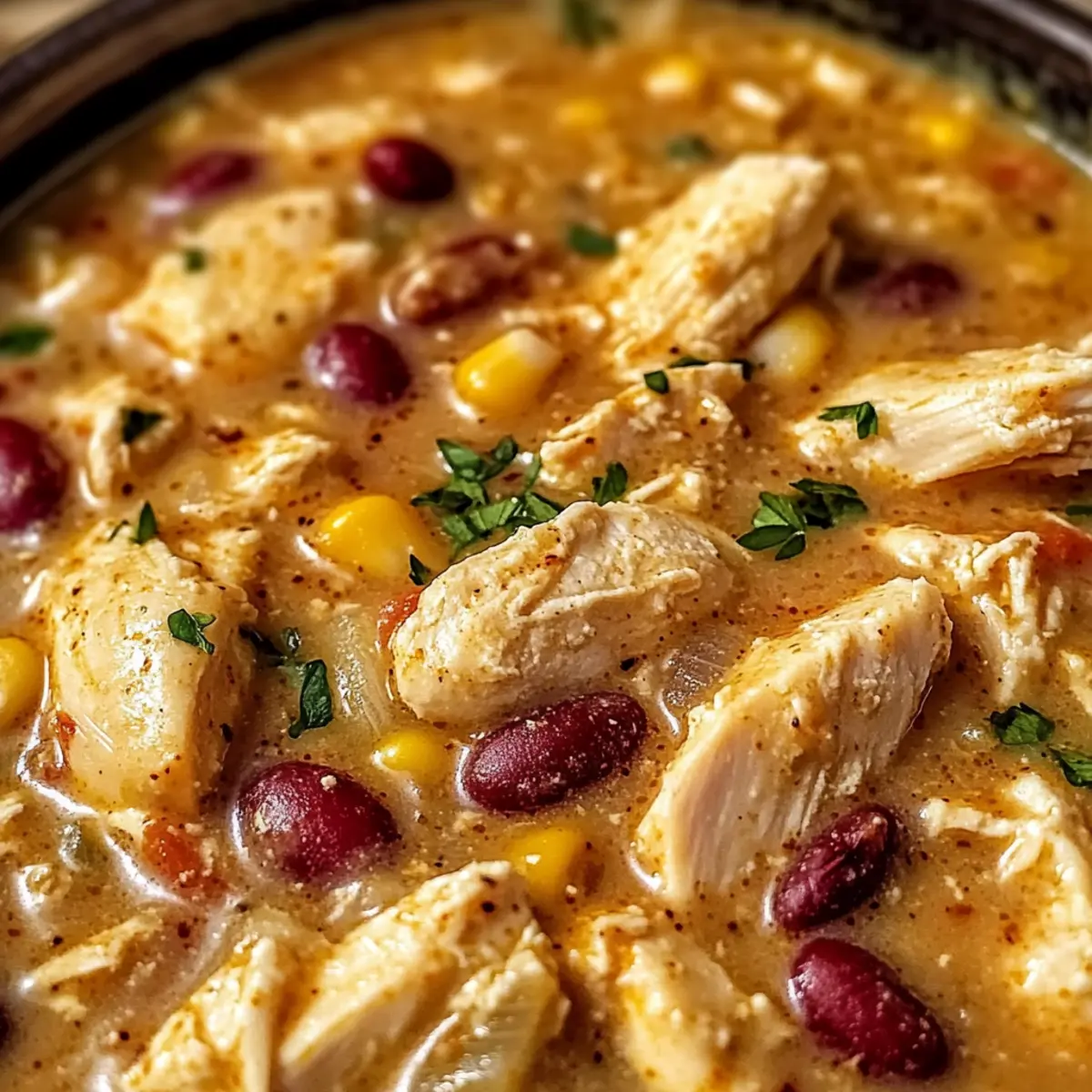 Cajun White Chicken Chili
